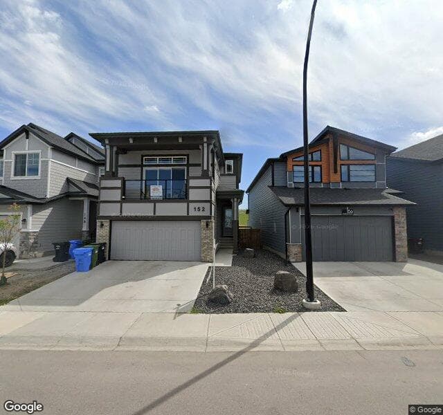 Street view of 152 Cranbrook Gardens SE, Calgary
