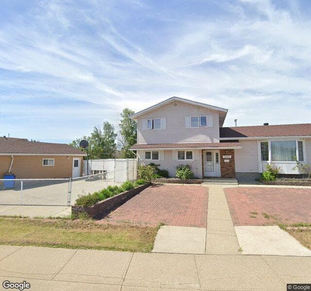 Street view of 13436 25 Street NW, Edmonton
