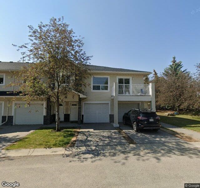 Street view of 6597 Pinecliff Grove NE, Calgary