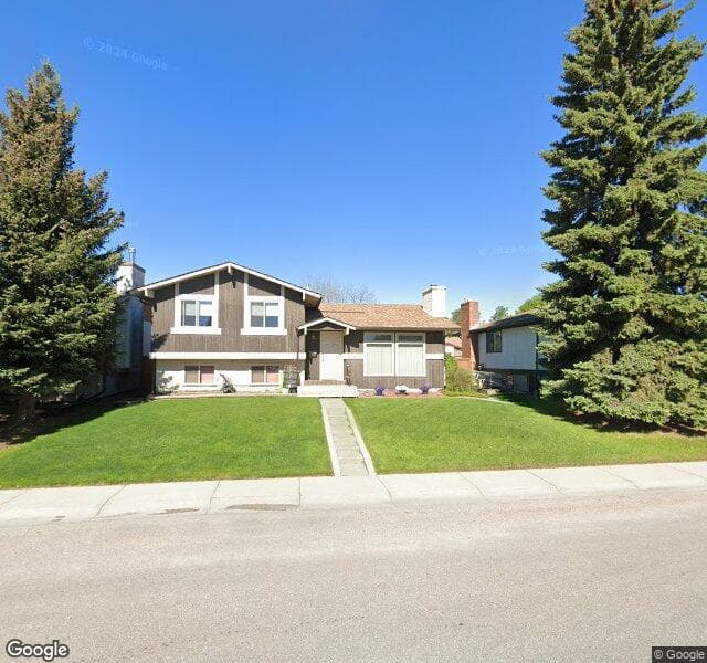 Street view of 547 Bracewood Drive SW, Calgary
