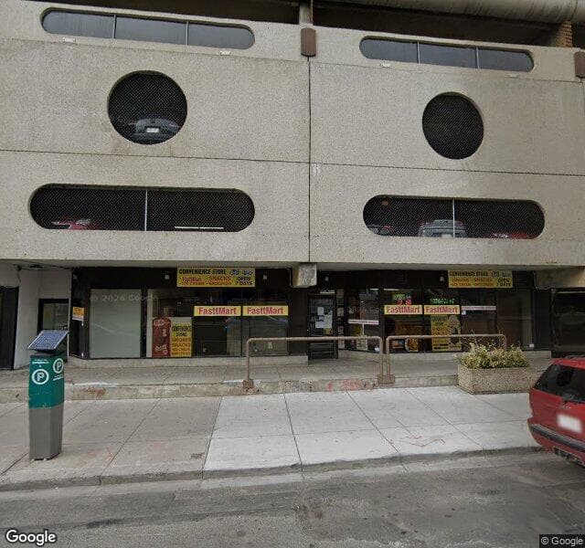 Street view of 1504-221 6 Avenue SE, Calgary