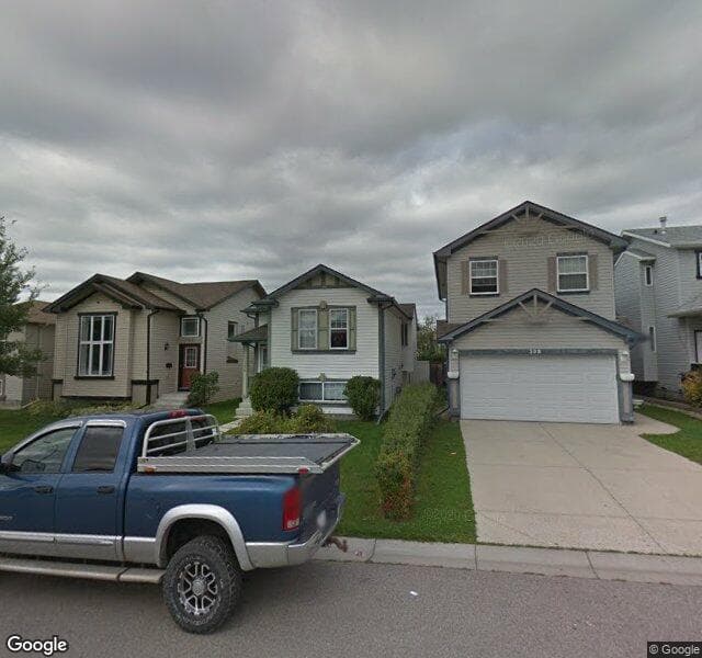Street view of 306 Coventry Road NE, Calgary