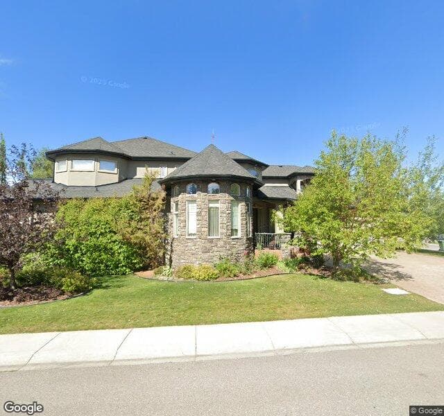 Street view of 98 Aspen Ridge Way SW, Calgary