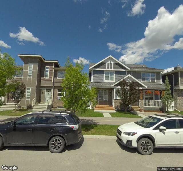 Street view of 958 Livingston Way NE, Calgary