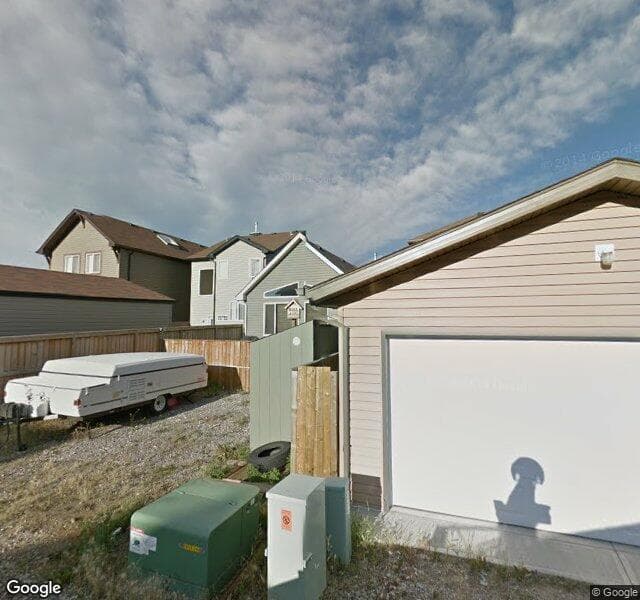 Street view of 117 New Brighton Green SE, Calgary