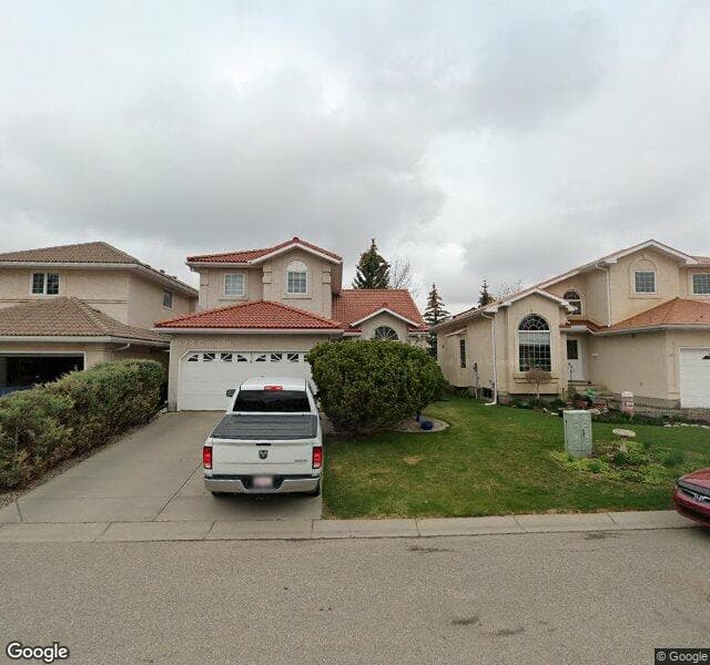 Street view of 134 Hamptons Heath NW, Calgary