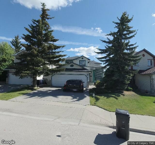 Street view of 10442 Hidden Valley Drive NW, Calgary