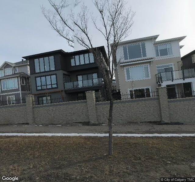 Street view of 110 Aspen Summit Close SW, Calgary