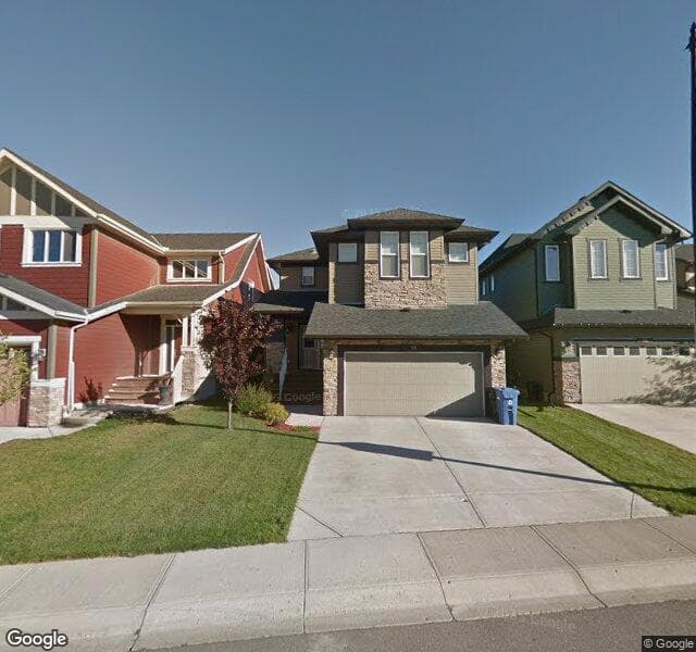 Street view of 96 Evanspark Circle NW, Calgary
