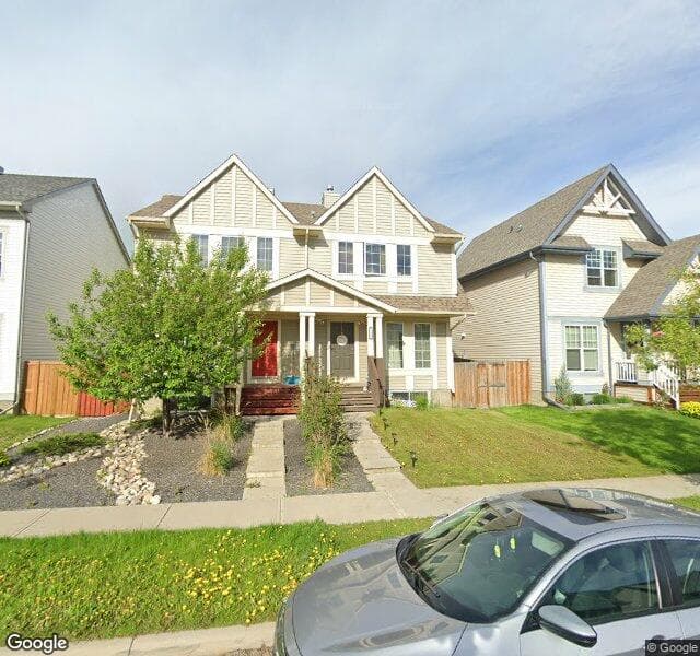 Street view of 244 Elgin Meadows Gardens SE, Calgary