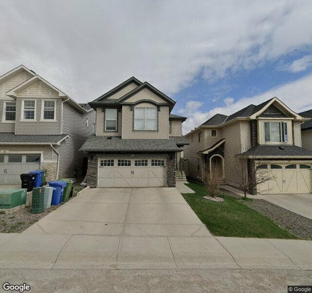 Street view of 23 Sage Bank Court NW, Calgary