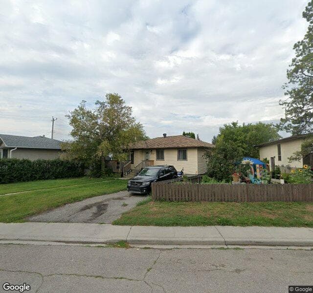 Street view of 4207 70 Street NW, Calgary