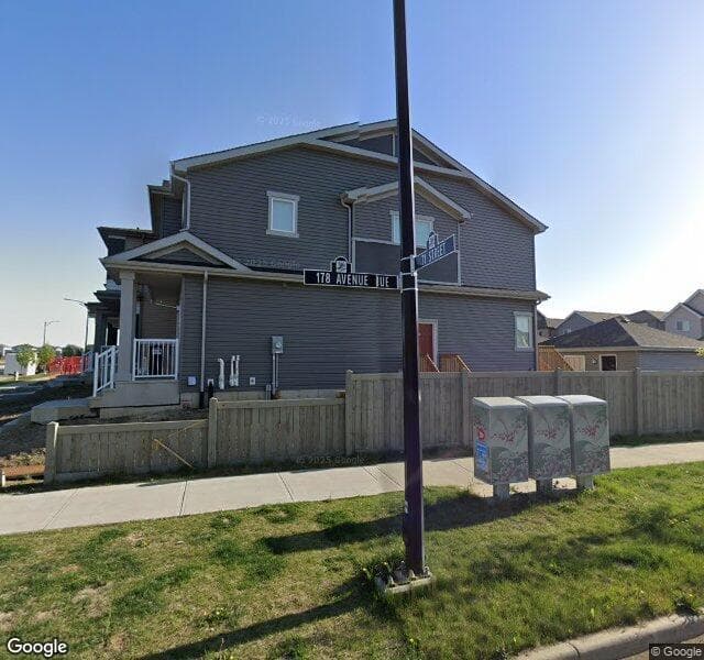 Street view of 17807 71 Street NW, Edmonton