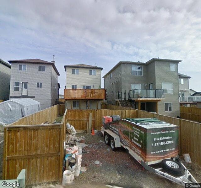 Street view of 99 Covemeadow Road NE, Calgary