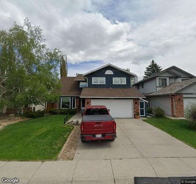 Street view of 1248 Deer River Circle SE, Calgary