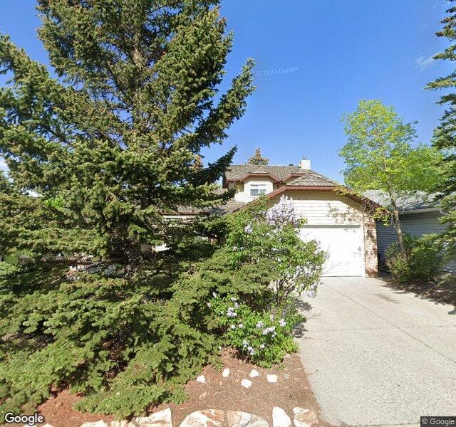 Street view of 236 Hawkcliff Way NW, Calgary