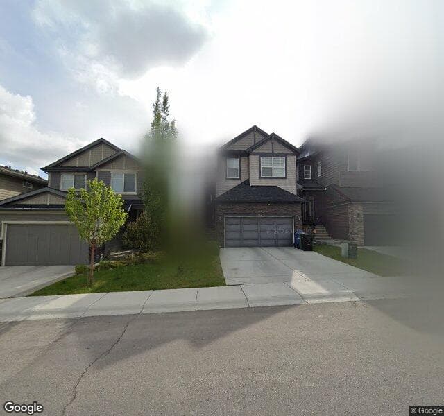 Street view of 182 Sage Bluff Drive NW, Calgary