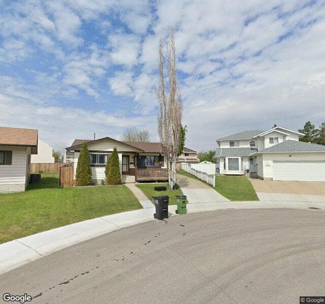 Street view of 16520 99 Street NW, Edmonton