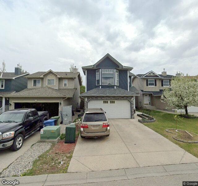 Street view of 323 Bridlewood Court SW, Calgary