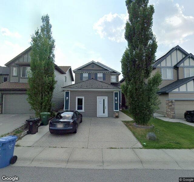 Street view of 679 Copperpond Circle SE, Calgary