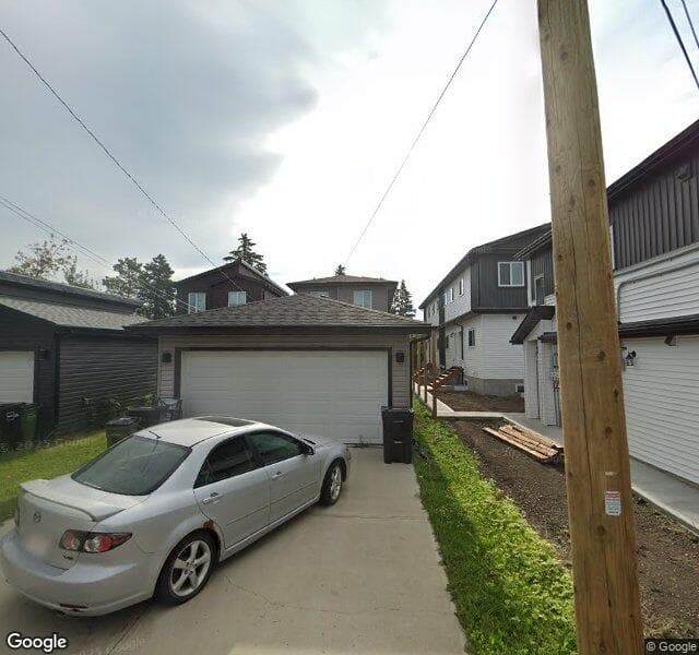 Street view of 9708 158 Street NW, Edmonton