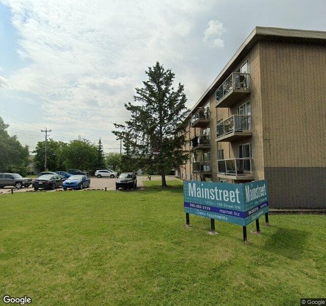 Street view of 305-10155 153 Street NW, Edmonton