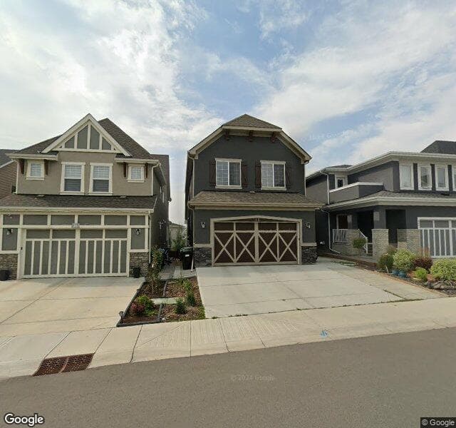 Street view of 48 Masters Way SE, Calgary