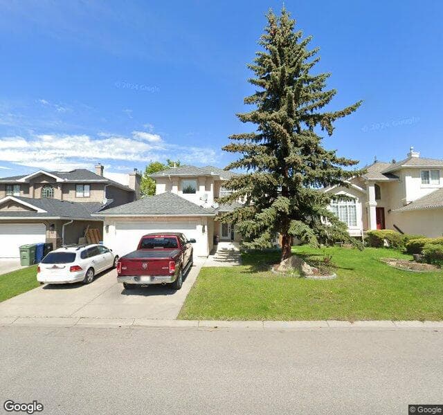Street view of 107 Mount Cascade Place SE, Calgary