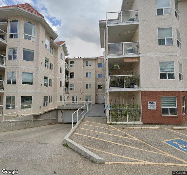 Street view of 409-10308 114 Street NW, Edmonton