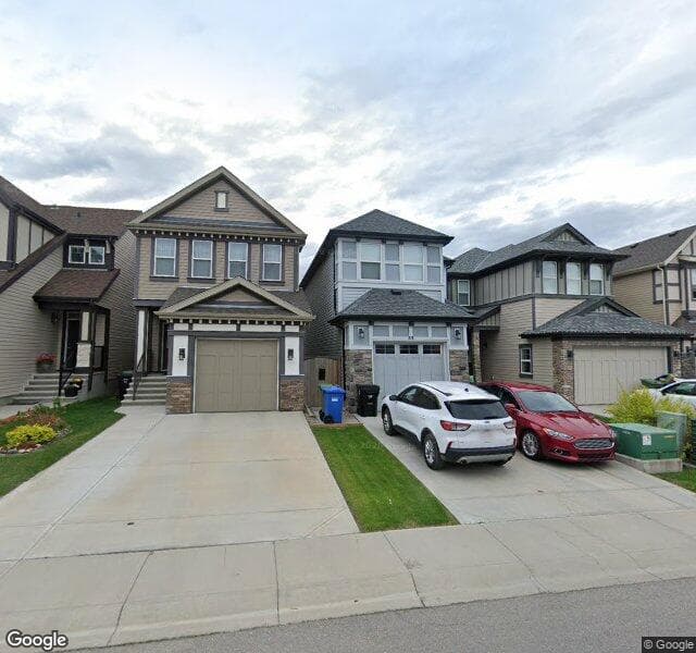 Street view of 69 Chaparral Valley Crescent SE, Calgary