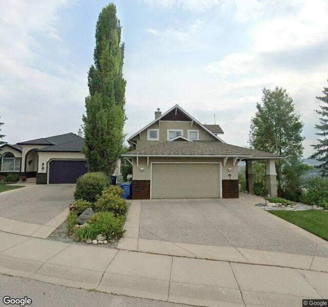 Street view of 48 Scimitar View NW, Calgary