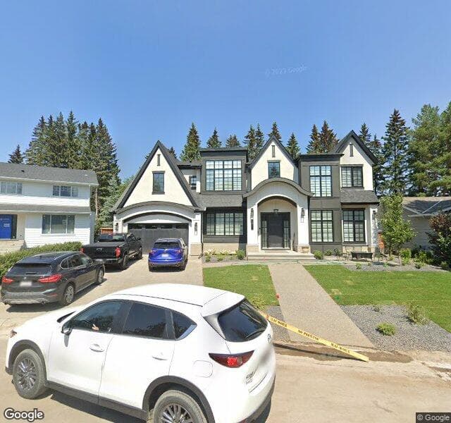 Street view of 6811 Lawrence Court SW, Calgary