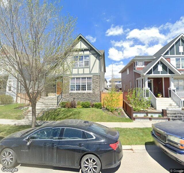 Street view of 615 New Brighton Drive SE, Calgary