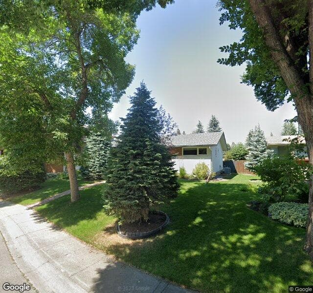Street view of 3432 Lane Crescent SW, Calgary