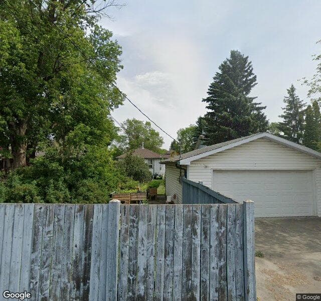 Street view of 9714 154 Street NW, Edmonton