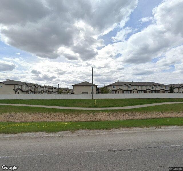 Street view of 264 Saddlebrook Point NE, Calgary
