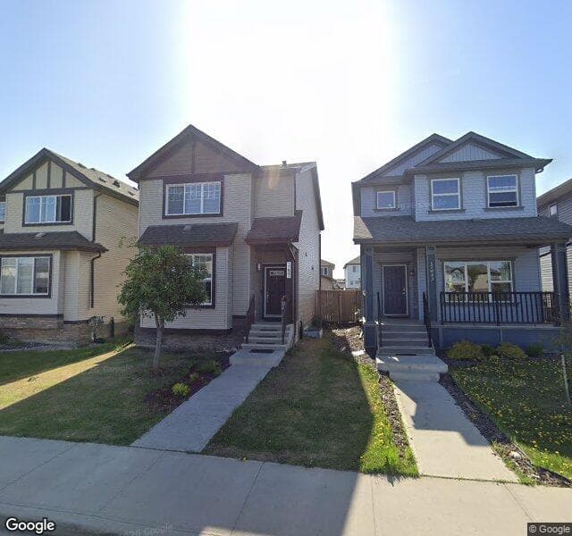 Street view of 17847 60 Street NW, Edmonton