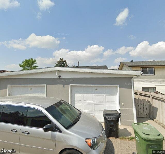 Street view of 16 Castlegrove Place NE, Calgary