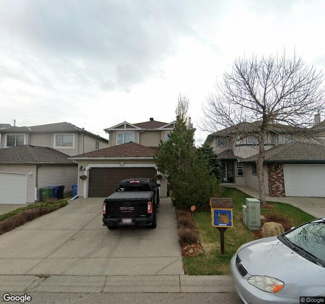 Street view of 227 Hidden Ranch Circle NW, Calgary