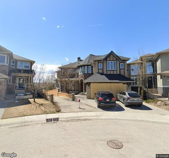 Street view of 91 Panatella View NW, Calgary