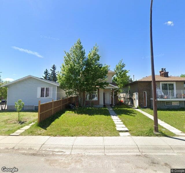 Street view of 63 Falworth Way NE, Calgary