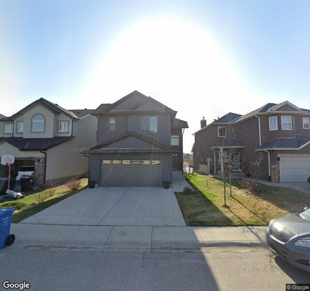 Street view of 566 Saddlecreek Way NE, Calgary