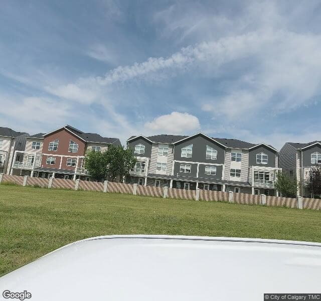 Street view of 428 Redstone View NE, Calgary