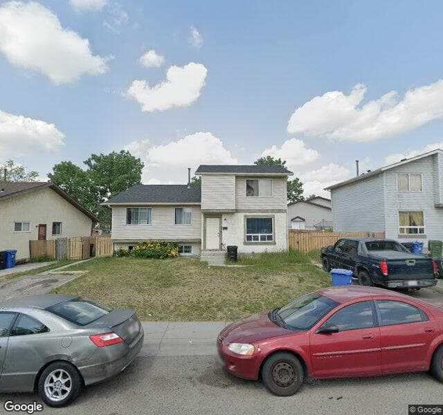Street view of 24 Castleglen Road NE, Calgary