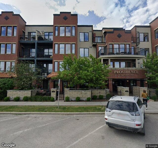 Street view of 107-1321 Kensington Close NW, Calgary