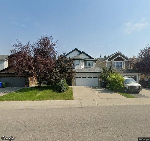 Street view of 156 Cougar Ridge Drive SW, Calgary