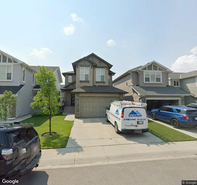 Street view of 76 Brightoncrest Point SE, Calgary