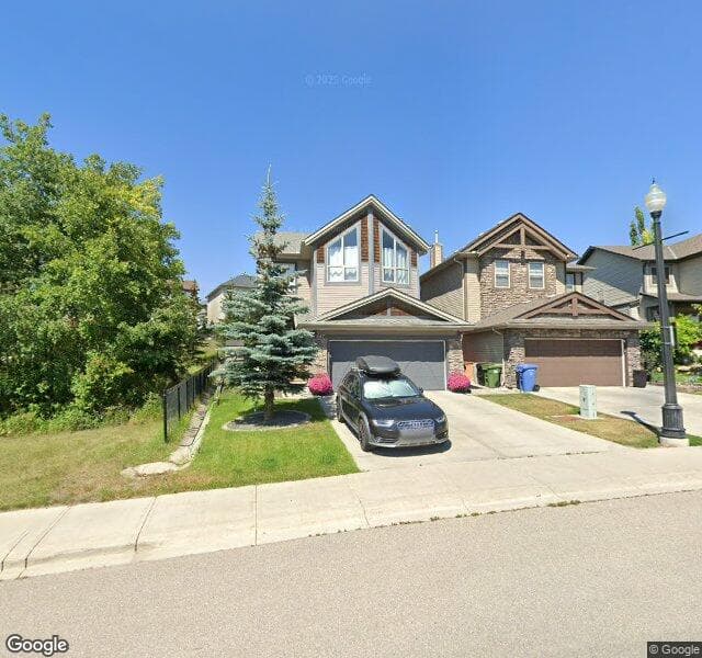 Street view of 447 St Moritz Drive SW, Calgary