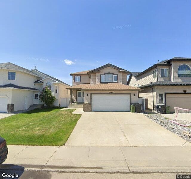 Street view of 16420 61 Street NW, Edmonton