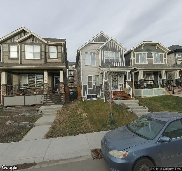 Street view of 310 Masters Row SE, Calgary